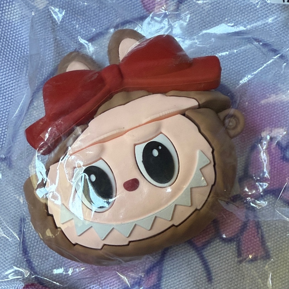 Cute Brown and Red Cartoon Coin Purse
